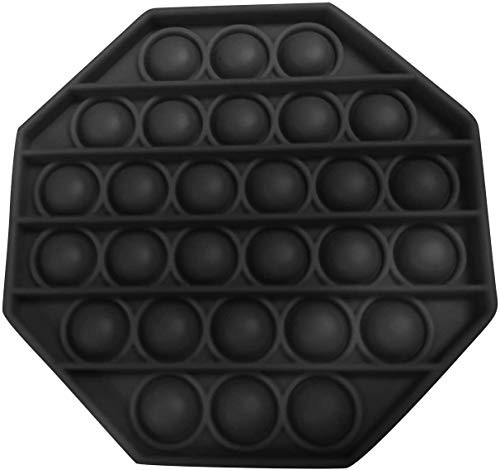 Push Pop Bubble Sensory Fidget Toys Push it Fidget Toys Special Needs Stress Reliever Anxiety Relief Squeeze Sensory Toy for Kids Adults Black Push Pop Bubble Sensory Fidget Toys Push it Fidget Toys Special Needs Stress Reliever Anxiety Relief Squeeze Sensory Toy for Kids Adults Black