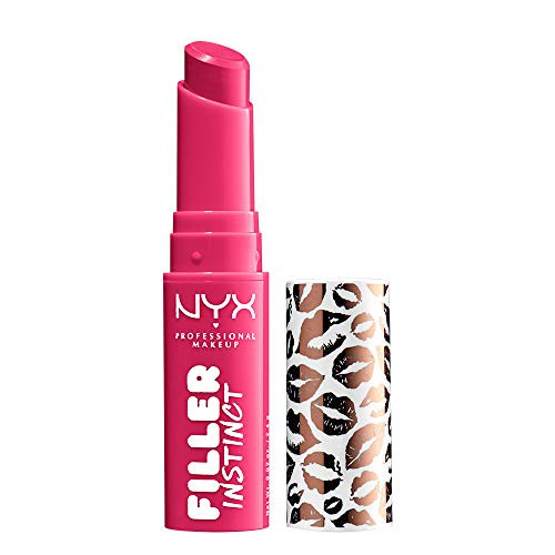 NYX PROFESSIONAL MAKEUP Filler Instinct Plumping Lip Color  Lip Plumper Balm - Juicy Pout  Cherry Red