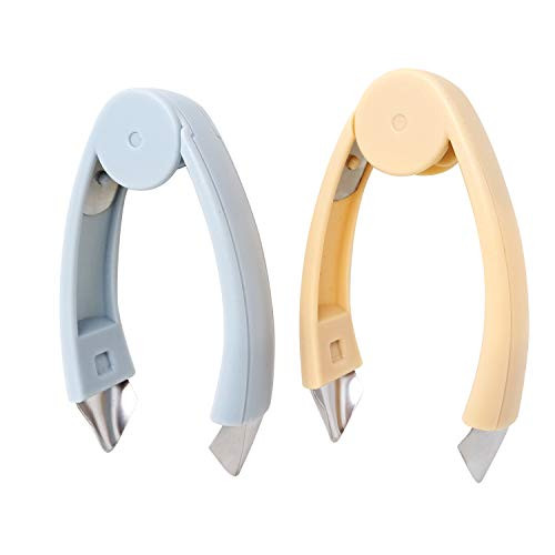 Honbay 2PCS Strawberry Huller Stem Remover Tomato Pineapple Corer Kitchen Gadget for Fruit and Vegetable