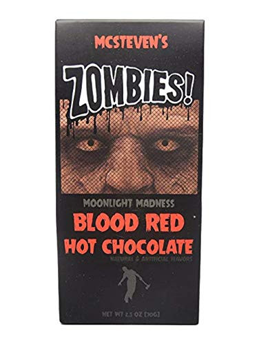 McSteven's Hot Chocolate Cocoa Mix Zombies Moonlight Madness Blood Red Hot Chocolate  1 Pack