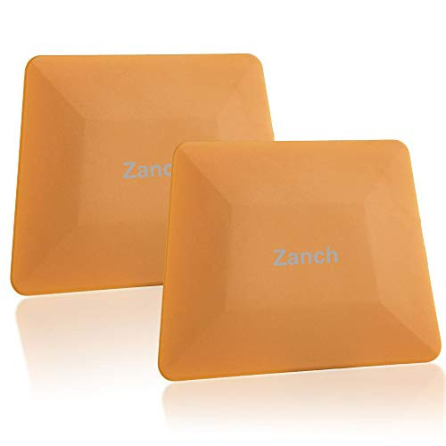 Zanch 2PCS Gold Trapezoidal Hard Card Squeegee Vehicle Vinyl Wrap Squeegee Auto Window Tint Tool Teflon Scraper?for Car Graphics Decal.