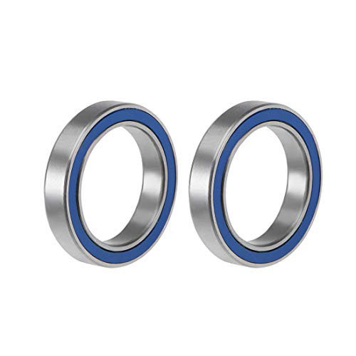 uxcell 6702-2RS Deep Groove Ball Bearing 15x21x4mm Double Sealed ABEC-3 Bearings 2-Pack uxcell 6702-2RS Deep Groove Ball Bearing 15x21x4mm Double Sealed ABEC-3 Bearings 2-Pack