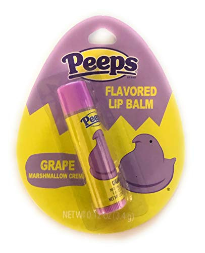 Peeps  1  Easter Candy Flavored Lip Balm - Grape Marshmallow Creme - Net Wt. 0.12 oz   3.4 g