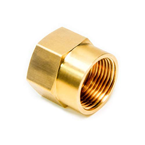 Joywayus 1 2" G Thread Female x 3 4" NPT Thread Female Brass Pipe Fitting Adapter Joywayus 1 2" G Thread Female x 3 4" NPT Thread Female Brass Pipe Fitting Adapter