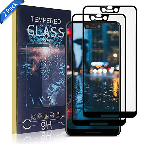 Xawy Google Pixel 3 XL Screen Protector [2-Pack], [Case-Friendly] Tempered Glass Screen Protector for Google Pixel 3 XL- (Clear)