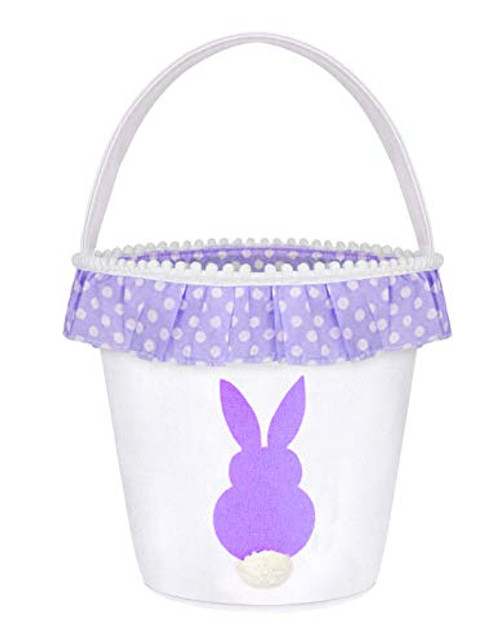 Viyorshop Easter Bunny Basket Bags Easter Rabbit Hunt Canvas Basket Eggs Bags Bunny Tote Bag Bucket for Easter Eggs Toys Candy Gifts Purple Viyorshop Easter Bunny Basket Bags Easter Rabbit Hunt Canvas Basket Eggs Bags Bunny Tote Bag Bucket for Easter Eggs Toys Candy Gifts Purple