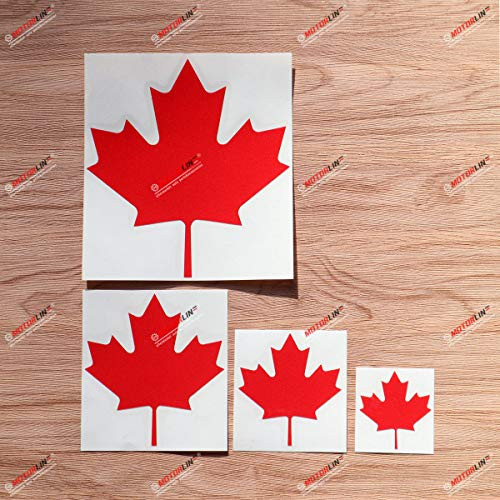Canada Canadian Maple Leaf Vinyl Decal Sticker - 4 Pack Reflective 2 Inches 3 Inches 4 Inches 6 Inches - for Car Boat Laptop Cup Canada Canadian Maple Leaf Vinyl Decal Sticker - 4 Pack Reflective 2 Inches 3 Inches 4 Inches 6 Inches - for Car Boat Laptop Cup