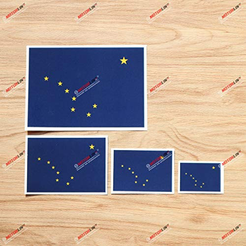 Alaska State Flag AK Vinyl Decal Sticker - 4 Pack Glossy 2 Inches 3 Inches 4 Inches 6 Inches - for Car Boat Laptop Cup Phone Alaska State Flag AK Vinyl Decal Sticker - 4 Pack Glossy 2 Inches 3 Inches 4 Inches 6 Inches - for Car Boat Laptop Cup Phone