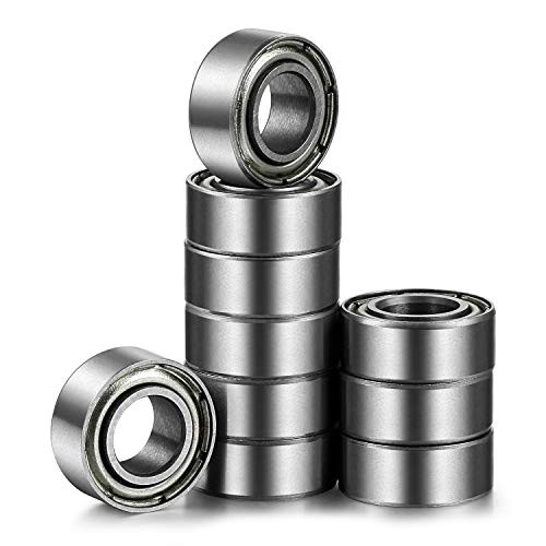 MR84-ZZ Bearing 3 x 8 x 3mm Both Sides Metal Shielded Ball Bearing Pre-Lubricated with Grease MR84-ZZ Radial Ball Bearing  10 Pack