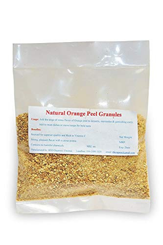 BSD Organics Natural Zest Orange peel granules 50 Gram   1.7 Ounce