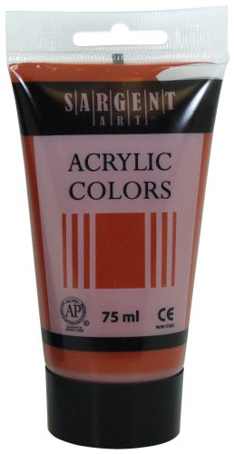 Sargent Art 23-0290 75Ml Tube Acrylic Paint  Burnt Sienna