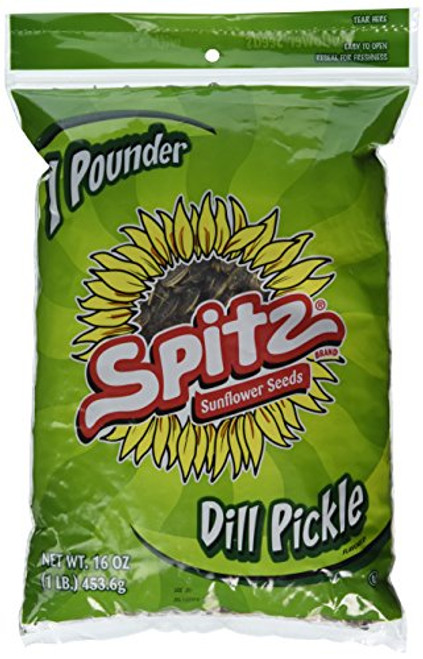 Spitz Sunflower Seeds Dill Pickle 1 Pound Bag Single Spitz Sunflower Seeds Dill Pickle 1 Pound Bag Single