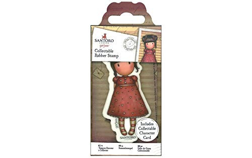 Santoro gorjuss Rubber Stamp  Multi-Colour  One Size