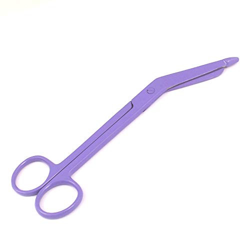 OdontoMed2011 Lister Bandage Scissors 7.25" Purple Color Stainless Steel 7 1 4" Bandage Shears