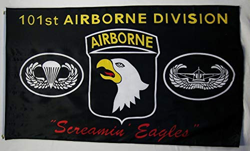 Trade Winds 3x5 Black Army 101st Airborne Division Screamin Eagles Flag 3'x5' House Banner Premium Fade Resistant Trade Winds 3x5 Black Army 101st Airborne Division Screamin Eagles Flag 3'x5' House Banner Premium Fade Resistant
