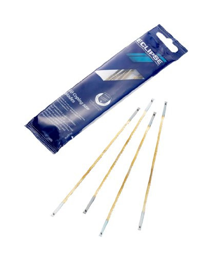 Eclipse 71-CP7R Carbon Spring Steel Coping Saw Blades  8" Blade  14 Teeth per Inch  0.0625" Thickness  0.25" Width  6.5" Length  Pack of 10