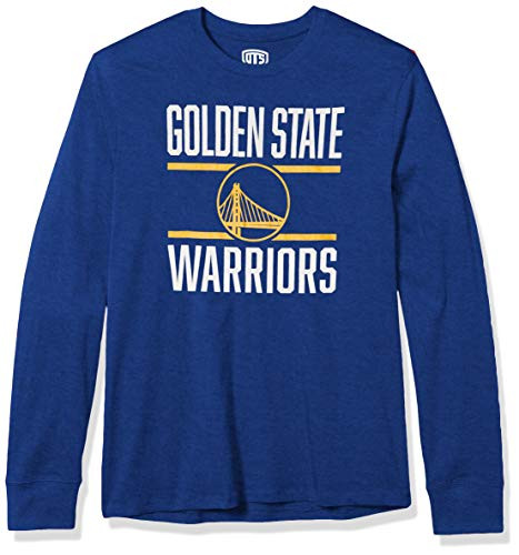 OTS NBA Golden State Warriors Men's Rival Long Sleeve Tee  Alternate Double Bar  X-Large