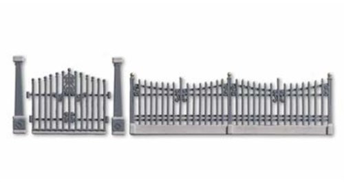 Noch 13100 Residential Fence W Gate H0 Scale Model Kit