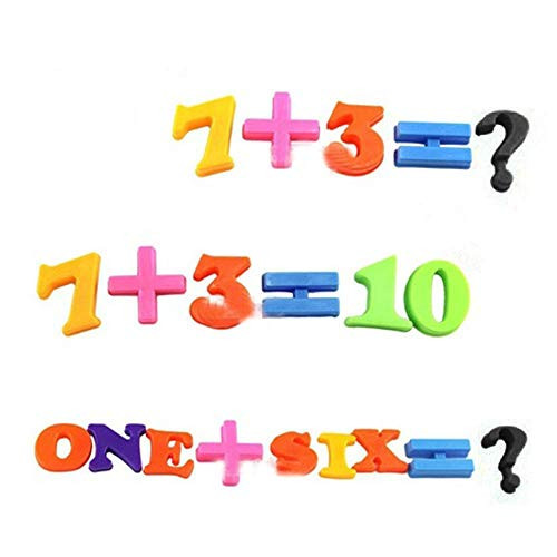 Set Of 26 Colorful Teaching Magnetic Numbers Fridge Magnets Alphabet