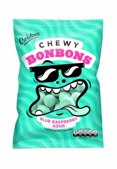 Bristows Chewy Blue Raspberry Bon Bons 150g