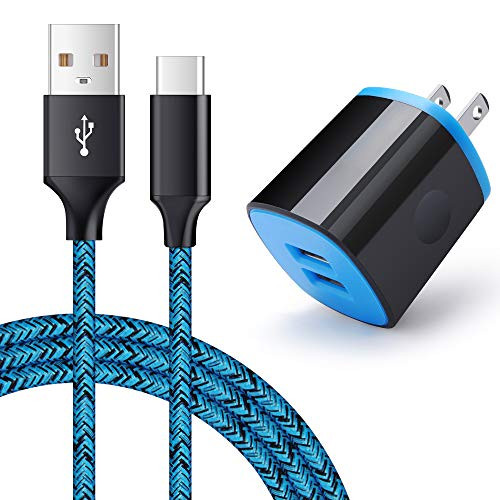 USB Type C Charger Compatible for Moto Z3 Play/G6/G6 Plus/Z2 Force/Z2 Play/X4/Moto Z/Z Droid/Z Force Droid/Z Play Droid,AndHot 2 Port USB Adapter Wall Charger with 6FT USB C Fast Charging Cable Cord USB Type C Charger Compatible for Moto Z3 Play/G6/G6 Plus/Z2 Force/Z2 Play/X4/Moto Z/Z Droid/Z Force Droid/Z Play Droid,AndHot 2 Port USB Adapter Wall Charger with 6FT USB C Fast Charging Cable Cord