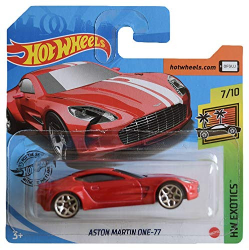 DieCast Hotwheels Aston Martin One 77  red   Short Card