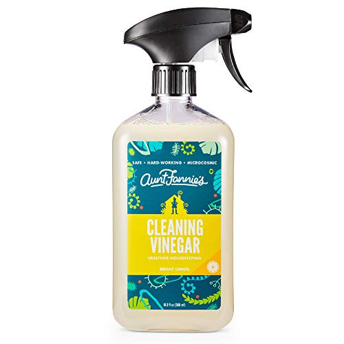 Aunt Fannie's All Purpose Cleaning Vinegar 16.9 Ounces  Multipurpose Surface Spray Cleaner  Bright Lemon