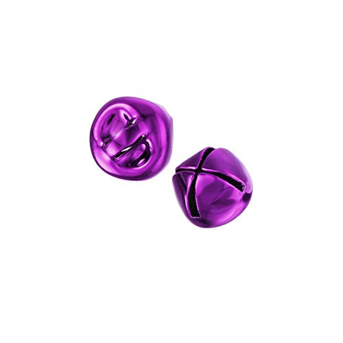 uxcell Jingle Bells 8mm 0.31-Inch 100pcs Craft Bells Bulk DIY Bells for Christmas Festival Decoration Party Home Purple uxcell Jingle Bells 8mm 0.31-Inch 100pcs Craft Bells Bulk DIY Bells for Christmas Festival Decoration Party Home Purple