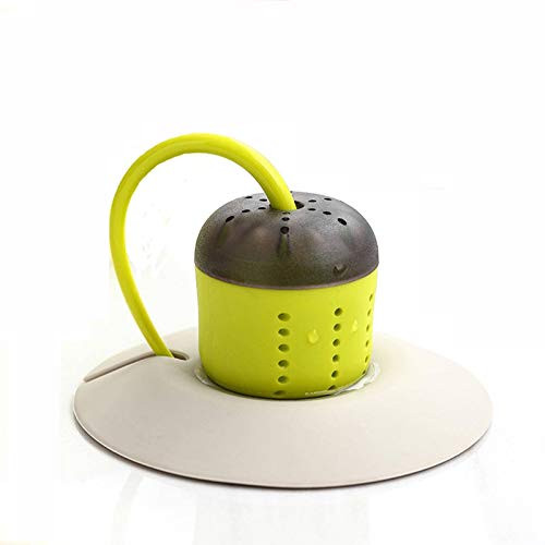 2 SET Silicone Tea Ball Infusers for Loose Tea  Tea Strainers for Loose Tea With Removable Silicone Cup Lid?Tea Holder Tea Accessories Teapot Infuser.