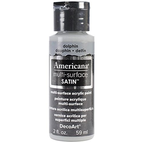 DecoArt Americana Multi-Surface Satin Acrylics Paint  2-Ounce  Dolphin