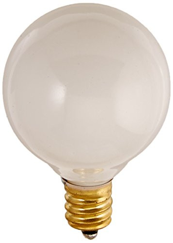 Bulbrite Incandescent G12 Candelabra Screw Base  E12  Light Bulb  15 Watt  White