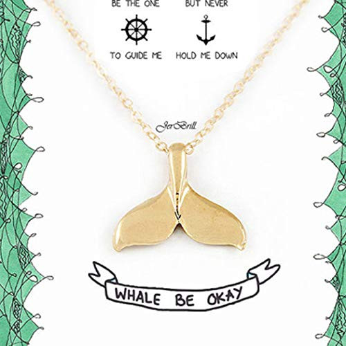 Jovono Fashion Mermaid Tail Pendant Necklaces Dainty Jewelry Necklace Chains for Women and Girls Gold Jovono Fashion Mermaid Tail Pendant Necklaces Dainty Jewelry Necklace Chains for Women and Girls Gold