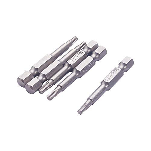 Utoolmart 1 4" Hexagon Shank T15 Magnetic Tip Torx Screwdriver Bits 5 Pcs