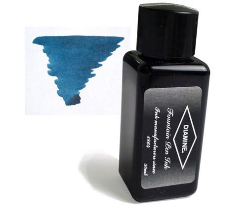 Diamine Refills Blue   Black 30mL Bottled Ink - DM-3001