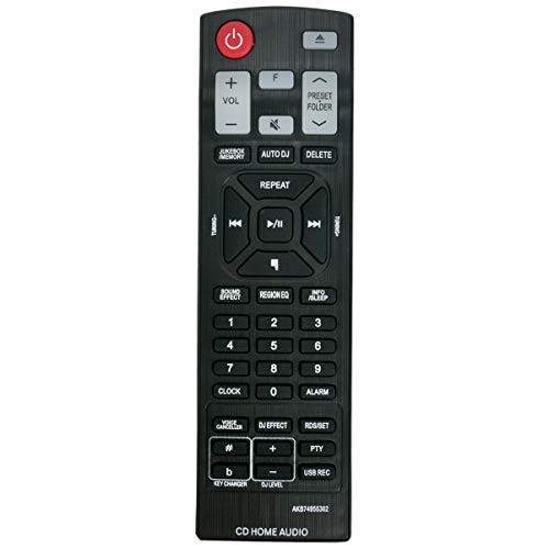 AKB74955302 Replacement Remote Control Applicable for LG Hi-Fi System CM9960 CM8460 CMS9960F CMS8460F CMS8460W