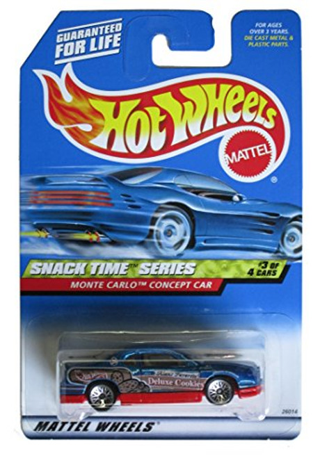 Hot Wheels Snack Time Series 3 Monte Carlo Concept Car 2000-15 Collectible Collector Car Mattel 1 64 Scale Hot Wheels Snack Time Series 3 Monte Carlo Concept Car 2000-15 Collectible Collector Car Mattel 1 64 Scale