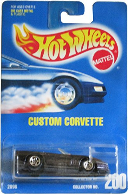 Hot Wheels Custom Corvette 200 All Blue Card Purple with 5 Spoke Wheels Hot Wheels Custom Corvette 200 All Blue Card Purple with 5 Spoke Wheels