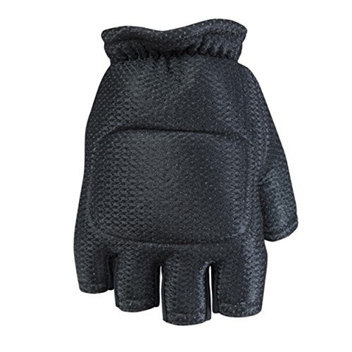 Empire BT Soft Back Fingerless Paintball Gloves - Black - Small-Medium