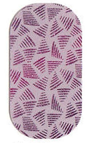 PINK PIZZAZZ - Jamberry Nail Wraps - Half Sheet - Purple  and  Pink Sparkle