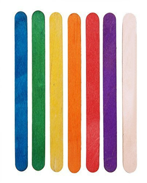 200 Pcs 4.5 Inch Natural Colored Wood Popsicle Sticks, Natural Wood Craft Sticks, Great for Crafts Homemade and DIY Creative Designs 200 Pcs 4.5 Inch Natural Colored Wood Popsicle Sticks, Natural Wood Craft Sticks, Great for Crafts Homemade and DIY Creative Designs