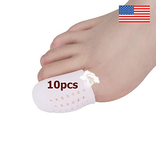 Gel Toe Caps Toe Protectors Breathable Toe Sleeves New Material?for Blisters Corns Hammer Toes Toenails Loss Friction Pain Relief and More 10 PCS for Big Toe Gel Toe Caps Toe Protectors Breathable Toe Sleeves New Material?for Blisters Corns Hammer Toes Toenails Loss Friction Pain Relief and More 10 PCS for Big Toe