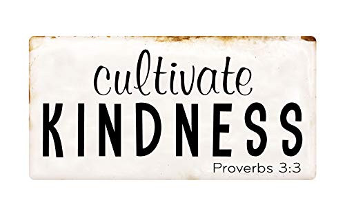 Deerts 1155HS Cultivate Kindness 5"x10" Aluminum Hanging Novelty Sign