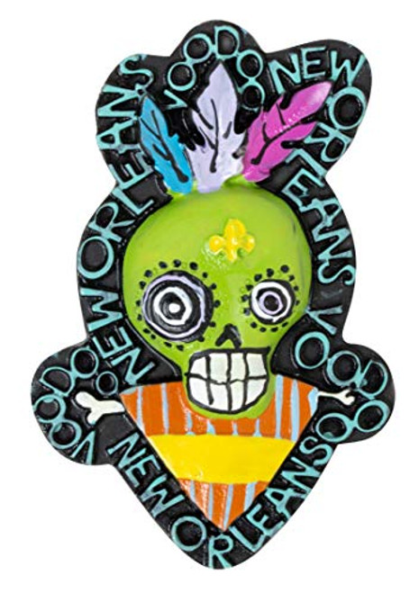 Voodoo Doll New Orleans Souvenir 3D Refrigerator Magnet