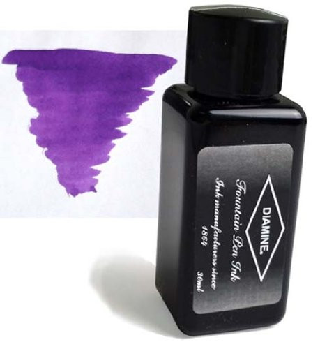 Diamine Fountain Pen Bottled Ink  30ml - Majestic Purple