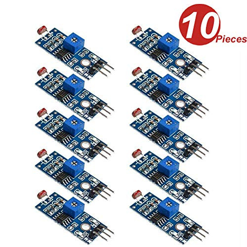 WINGONEER® 10Pcs Digital Light Intensity Sensor Module Photo Resistor Photoresistor Arduino UNO