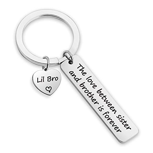 Brother Sister Keychain Big Bro Mid Bro Lil Bro Big Sis Mid Sis Lil Sis Brother Sister Gifts Family Jewelry  lil bro KR