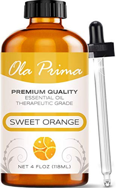 Ola Prima 4oz - Premium Quality Orange Essential Oil 4 Ounce Bottle Therapeutic Grade Orange Oil Ola Prima 4oz - Premium Quality Orange Essential Oil 4 Ounce Bottle Therapeutic Grade Orange Oil