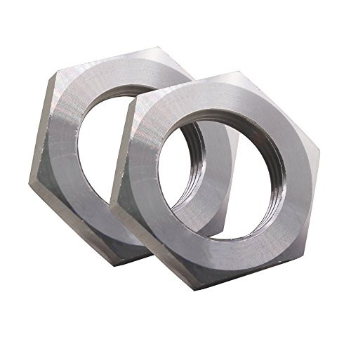 DERNORD Cast Pipe Fitting Stainless Steel 304 Hex Locknut 3 4 Inch NPT Female  Pack of 2