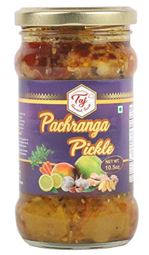 TAJ Gourmet Pachranga Pickle   Achar Pachranga   300g  10.5oz