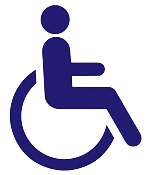 Handicapped Chair Wheelchair y1246 Vinyl Sticker Decals for Car Window Laptop Phone Tablet 8" x 6.4" Purple Handicapped Chair Wheelchair y1246 Vinyl Sticker Decals for Car Window Laptop Phone Tablet 8" x 6.4" Purple